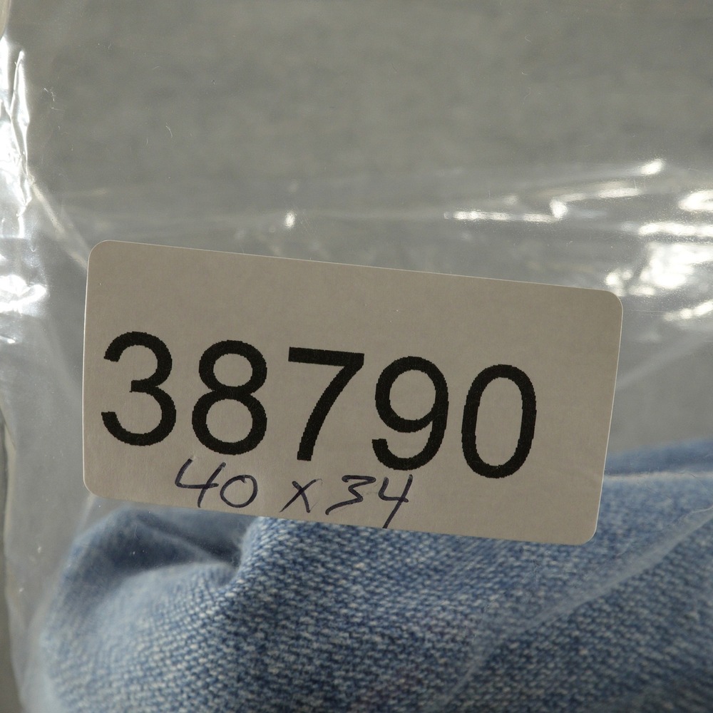 Wrangler Jeans Men 40x34 Blue Straight Leg Cowboy Cut Denim Workwear Regular Fit - Picture 9 of 9